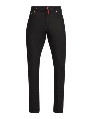 Sartorio Men's Black Denim Classic-Fit Pants | Thumbnail 1
