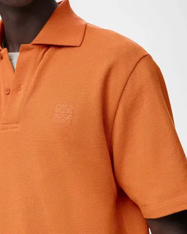 Loewe Men's Tonal Anagram Pique Polo Shirt | Thumbnail 5 Loewe Men's Tonal Anagram Pique Polo Shirt | Thumbnail 5
