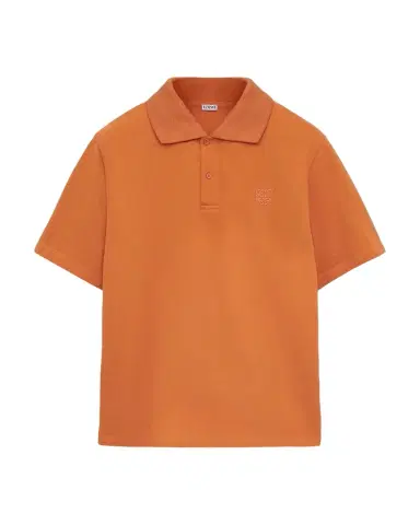 Loewe Men's Tonal Anagram Pique Polo Shirt | Thumbnail 1 Loewe Men's Tonal Anagram Pique Polo Shirt | Thumbnail 1