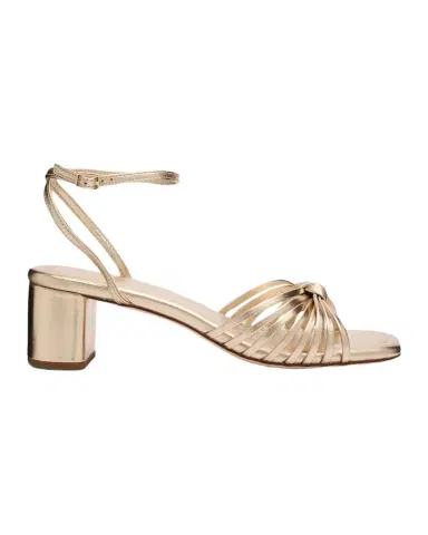 Loeffler Randall Olivia Leather Knot Block Heel Sandals | Thumbnail 1