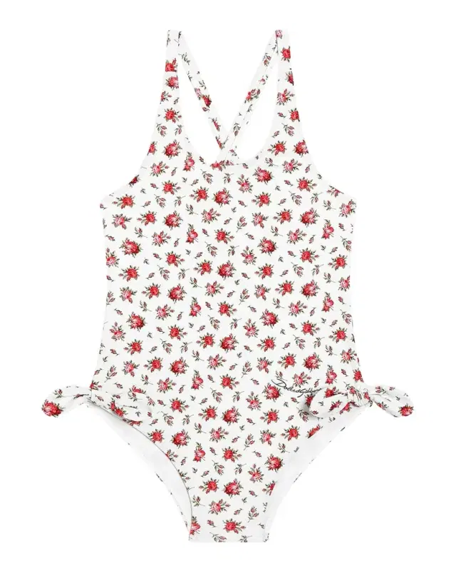 Dolce & Gabbana Girl 's Floral-Print One-Piece Swimsuit, Size 2-6