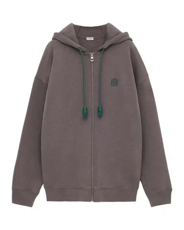 Loewe Men 's Anagram Zip-Up Hoodie