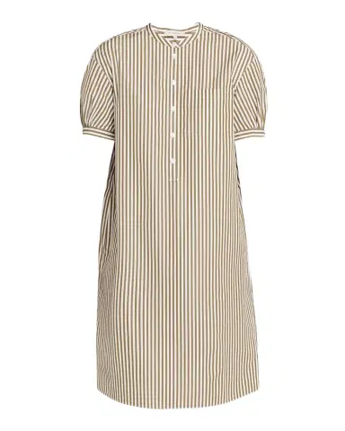 Lafayette 148 New York Striped Puff-Sleeve Shift Dress | Thumbnail 1
