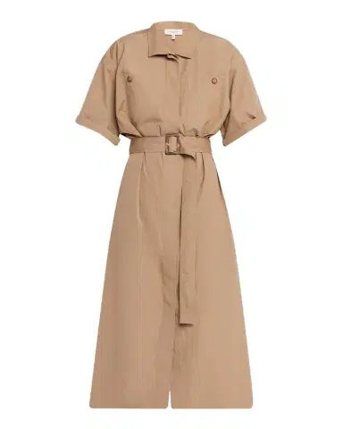 Lafayette 148 New York Belted Cotton Midi Shirtdress | Thumbnail 1