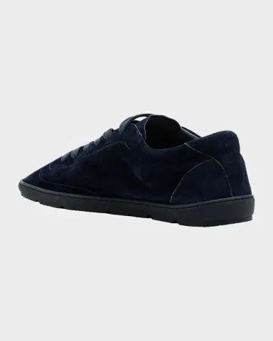Brunello Cucinelli Men's Unlined Suede Low-Top Sneakers | Thumbnail 2 Brunello Cucinelli Men's Unlined Suede Low-Top Sneakers | Thumbnail 2