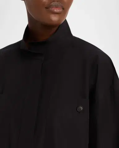 Lafayette 148 New York Boxy Cropped Cotton Jacket | Thumbnail 5 Lafayette 148 New York Boxy Cropped Cotton Jacket | Thumbnail 5