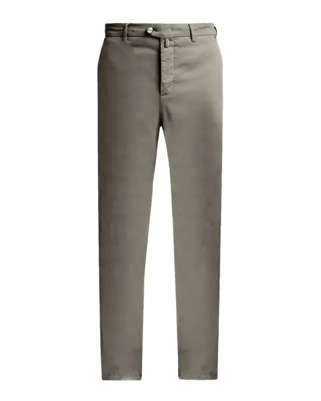 Kiton Men 's Lyocell Stretch Straight Leg Flat-Front Pants