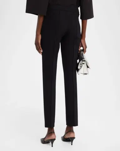 Lafayette 148 New York Gramercy Cropped Slim-Fit Pintuck Pants | Thumbnail 3 Lafayette 148 New York Gramercy Cropped Slim-Fit Pintuck Pants | Thumbnail 3