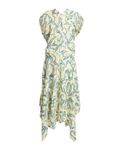 Proenza Schouler Sybella Printed Draped Maxi Dress | Thumbnail 1 Proenza Schouler Sybella Printed Draped Maxi Dress | Thumbnail 1