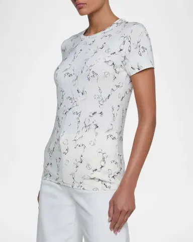 L'Agence Ressi Short-Sleeve Chain Tee | Thumbnail 5 L'Agence Ressi Short-Sleeve Chain Tee | Thumbnail 5