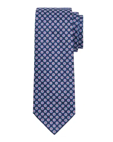 Stefano Ricci Men's Floral-Circle Silk Tie | Thumbnail 1 Stefano Ricci Men's Floral-Circle Silk Tie | Thumbnail 1