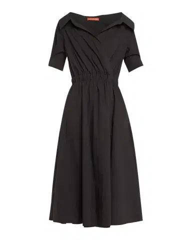 Altuzarra Lydia Short-Sleeve Midi Wrap Shirtdress | Thumbnail 1