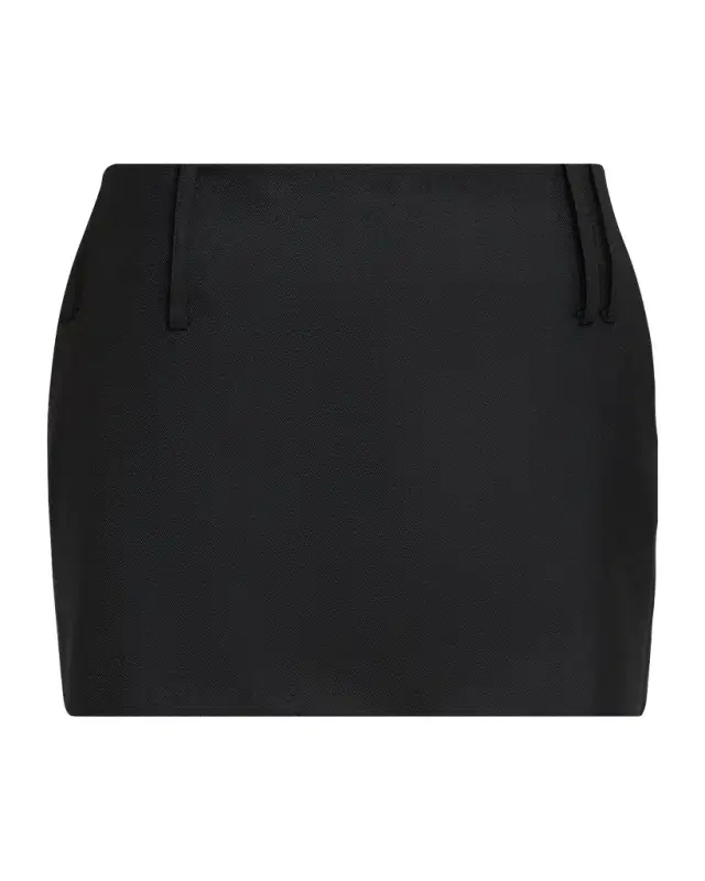 Wool Mini Skirt