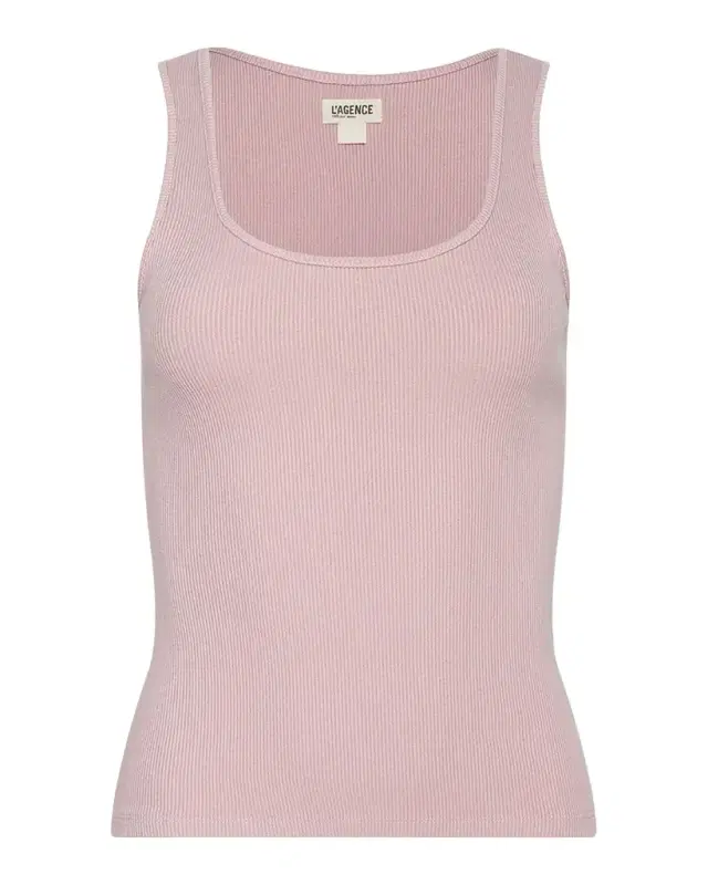 L 'Agence Adira Scoop-Neck Tank Top