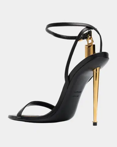 Tom Ford 105mm Lock Goatskin Leather Sandals | Thumbnail 2