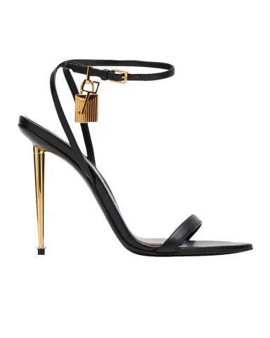 Tom Ford 105mm Lock Goatskin Leather Sandals | Thumbnail 1