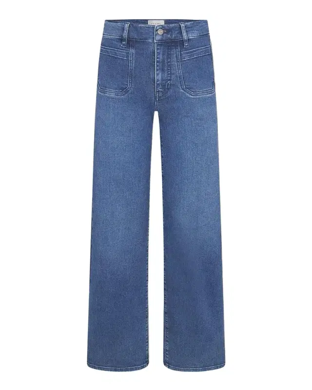 FRAME Le Slim Palazzo Modernist Pocket Jeans