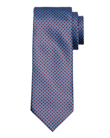 Stefano Ricci Men's Geometric-Link Silk Tie | Thumbnail 1 Stefano Ricci Men's Geometric-Link Silk Tie | Thumbnail 1