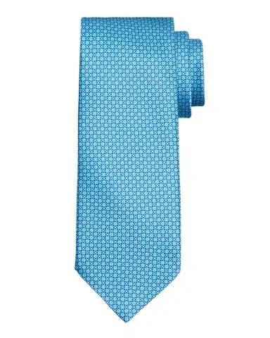 Stefano Ricci Men's Floral Grid Silk Tie | Thumbnail 1