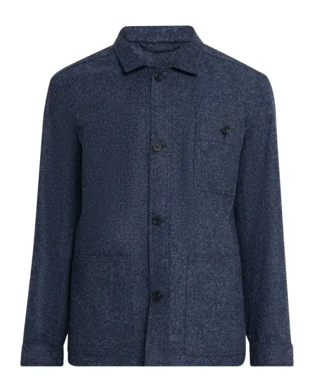 Anderson & Sheppard en 's Wool Patch-Pocket Shirt Jacket