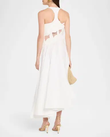Zimmermann Luna Appliqué Midi Dress | Thumbnail 3