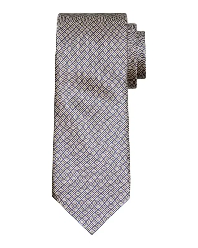Stefano Ricci Men 's Dotted Floral Silk Tie