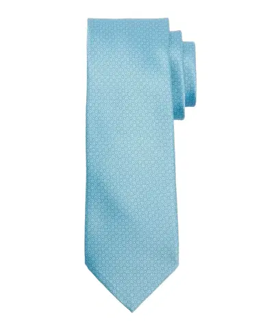 Stefano Ricci Men's Floral Grid Silk Tie | Thumbnail 1