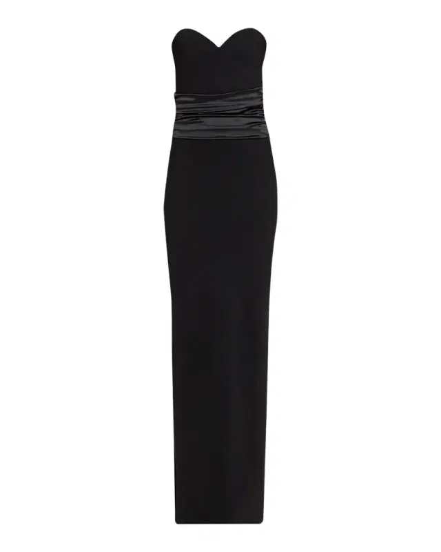 Chiara Boni La Petite Robe Veneta Strapless Sweetheart Column Gown
