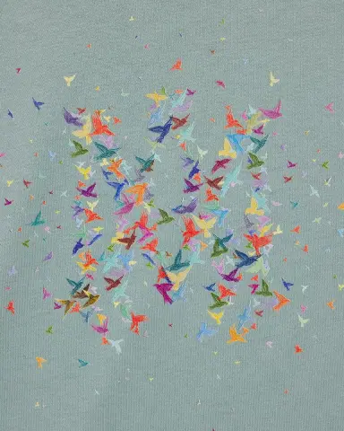 AMIRI Kid's MA Confetti Birds T-Shirt | Thumbnail 3 AMIRI Kid's MA Confetti Birds T-Shirt | Thumbnail 3
