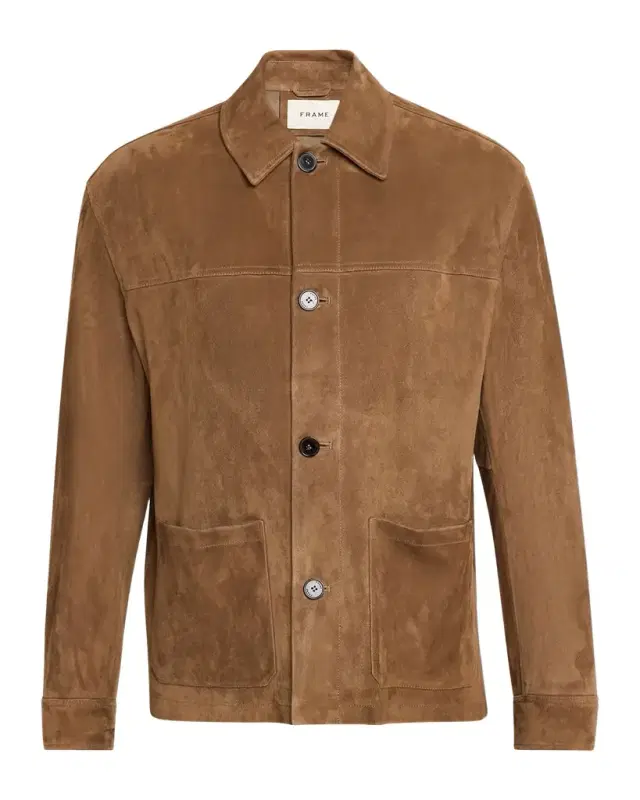 Men 's Suede Chore Coat