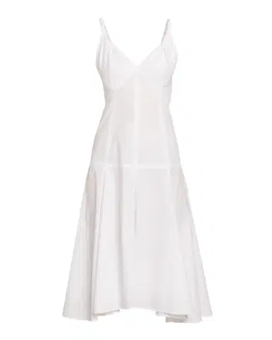 Proenza Schouler Leo Sleeveless Flared Cotton Midi Dress | Thumbnail 1 Proenza Schouler Leo Sleeveless Flared Cotton Midi Dress | Thumbnail 1