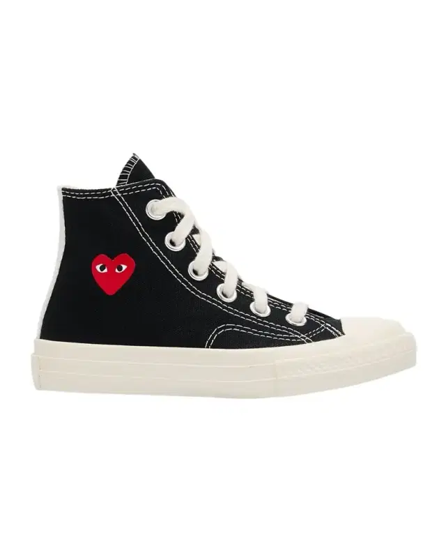 Comme des Garcons x PLAY High Top Sneakers W/ Red Heart, Toddlers/Kids