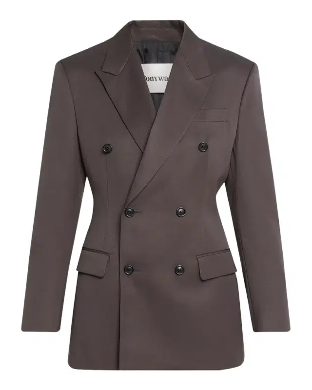 TONYWACK Double-Breasted Wool Blazer