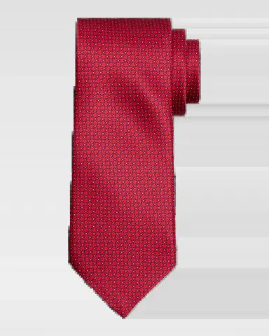 Stefano Ricci Men's Floral Grid Silk Tie | Thumbnail 2