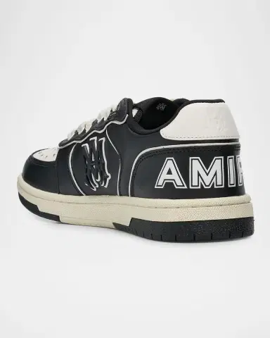 AMIRI Men's Newport Two-Tone Leather Low-Top Sneakers | Thumbnail 2 AMIRI Men's Newport Two-Tone Leather Low-Top Sneakers | Thumbnail 2