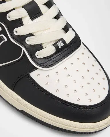 AMIRI Men's Newport Two-Tone Leather Low-Top Sneakers | Thumbnail 3 AMIRI Men's Newport Two-Tone Leather Low-Top Sneakers | Thumbnail 3