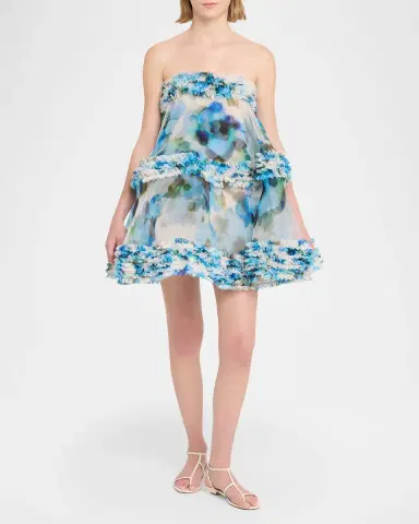 Zimmermann Alchemy Ruffle Mini Dress | Thumbnail 2 Zimmermann Alchemy Ruffle Mini Dress | Thumbnail 2