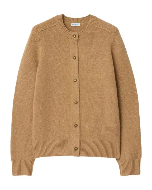Clara Cashmere Crewneck Cardigan