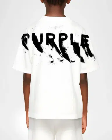 PURPLE Boy's Logo-Print Cotton Jersey T-Shirt | Thumbnail 2 PURPLE Boy's Logo-Print Cotton Jersey T-Shirt | Thumbnail 2
