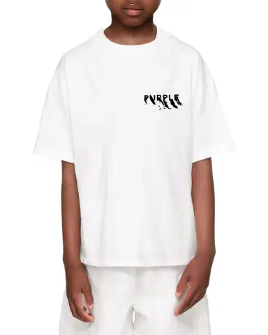 PURPLE Boy's Logo-Print Cotton Jersey T-Shirt | Thumbnail 1 PURPLE Boy's Logo-Print Cotton Jersey T-Shirt | Thumbnail 1