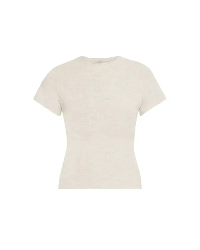 Cotton Jersey Crewneck T-Shirt