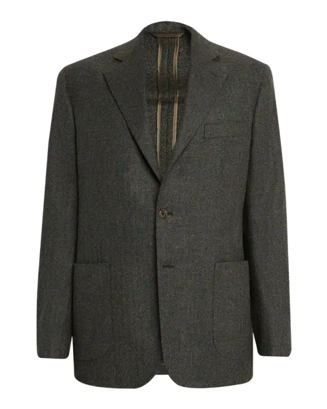Anderson & Sheppard Men 's Single-Breasted Wool Cashmere Sport Coat