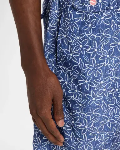 Kiton Men's Floral Polyester Swim Trunks | Thumbnail 4