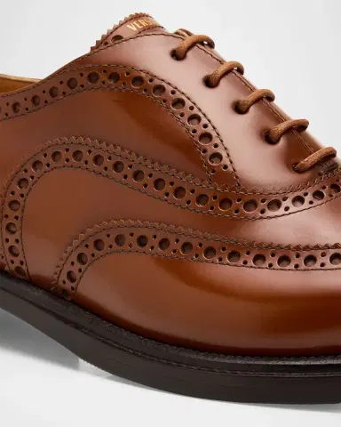 Versace Men's Maverick Leather Derby Shoes | Thumbnail 5