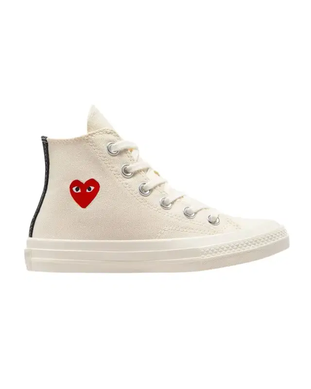 Comme des Garcons x PLAY High Top Sneakers W/ Red Heart, Toddlers/Kids