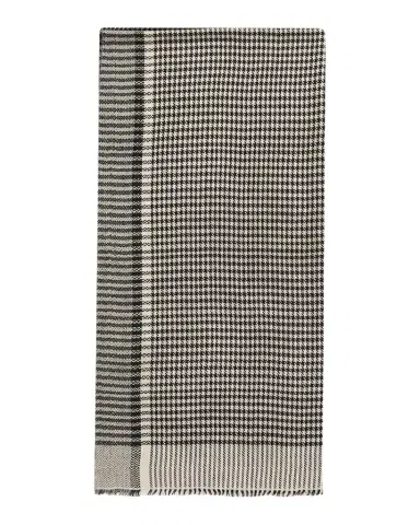 Anderson & Sheppard Men's Handwoven Houndstooth Cashmere Scarf | Thumbnail 1
