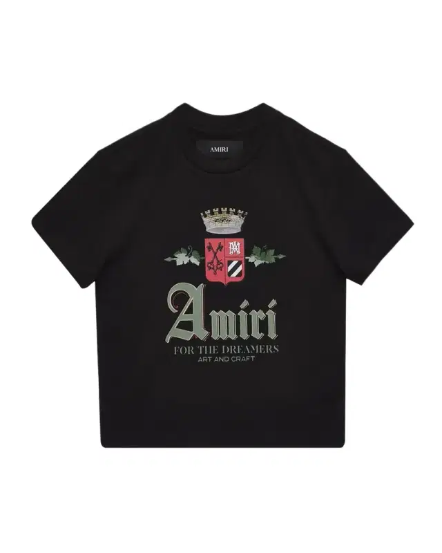 Amiri Kid 's Chateau Crown Printed T-Shirt, Size 4-12