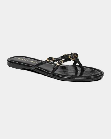 Marc Jacobs The Leather Kiki Thong Sandals | Thumbnail 5