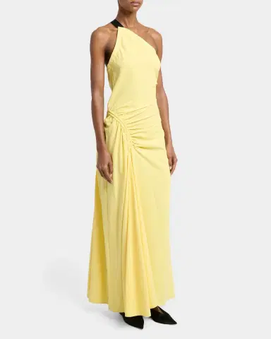 Proenza Schouler Sirena Ruched One-Shoulder Dress | Thumbnail 4