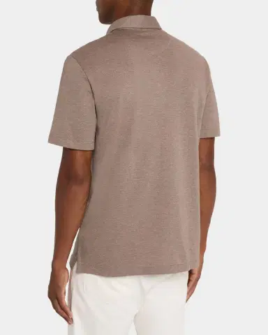 Brioni Men 's Jersey Pique Polo Shirt | Thumbnail 2